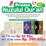 Promo Nuzulul Quran sampai 18 Maret 2025