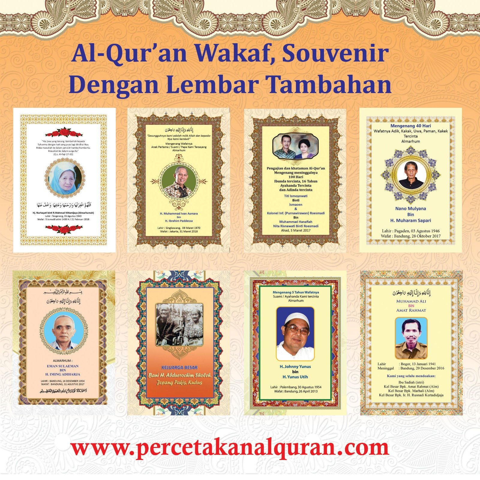 Percetakan Alquran Customized Sisipan/ Tambah Halaman